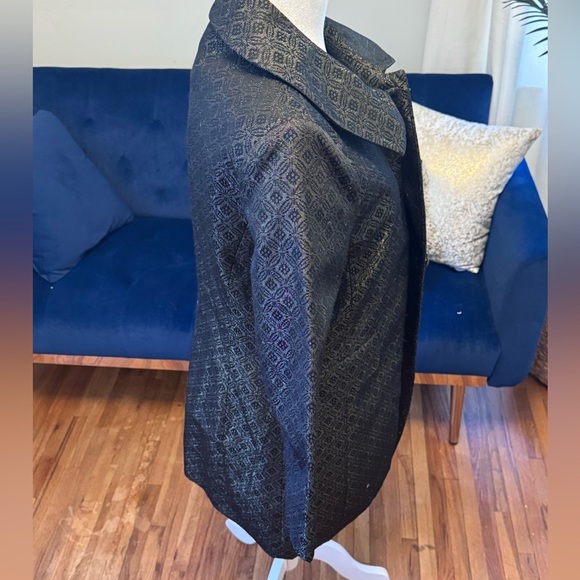 Apostrophe Black Blazer with Peter Pan Collar - Picture 2 of 6